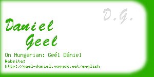 daniel geel business card